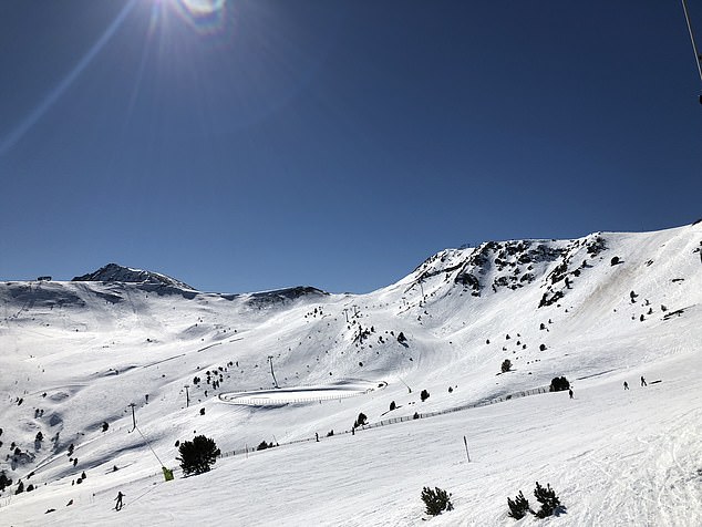 安道尔的完美滑雪场。